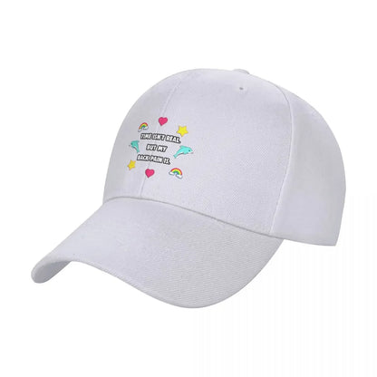 Time Isn't Real Back Pain Baseball Cap