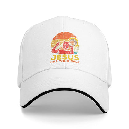 Jesus Has Your Back Baseball Cap