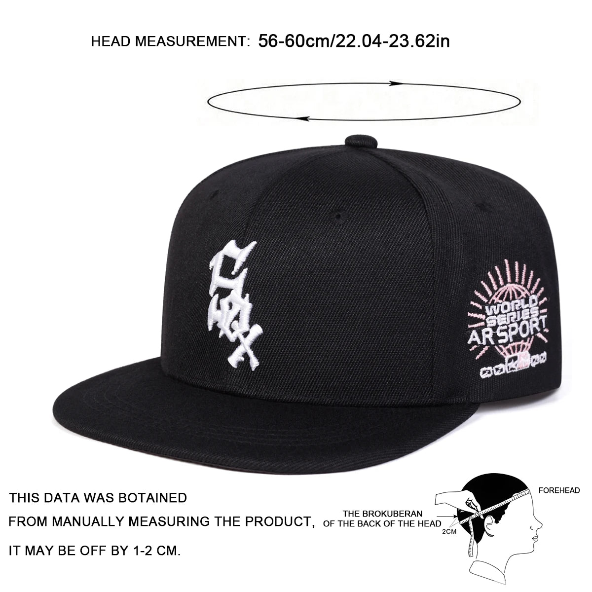 SOX Embroidered Hip Hop Snapback Cap