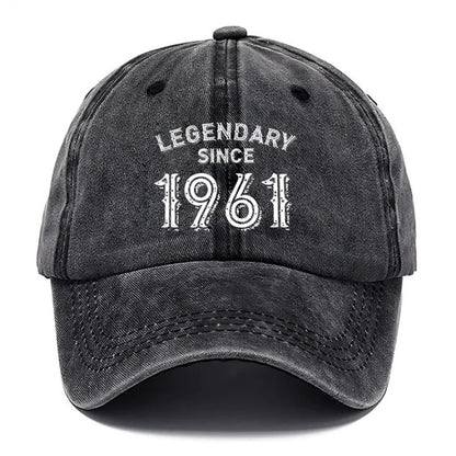 Vintage 1961 Printed Baseball Cap