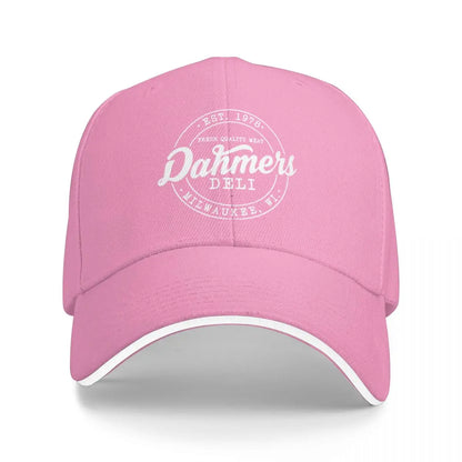 Jeffrey Dahmer Monster Graphic White Baseball Cap