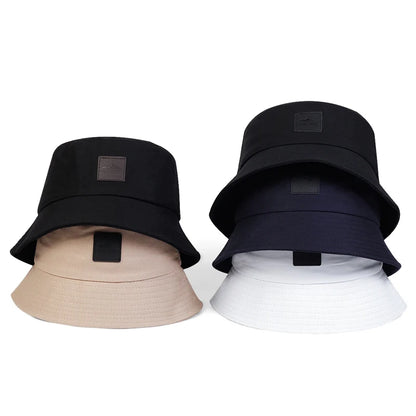 New York Leather Label Bucket Hat