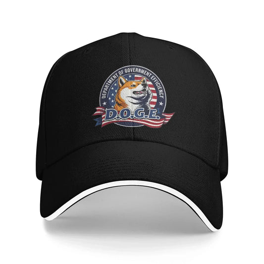 DOGE Government Efficiency Crypto Meme Baseball Cap