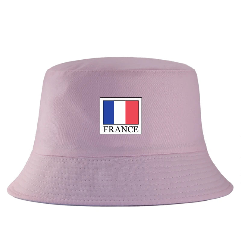 France Flag Cotton Bucket Hat