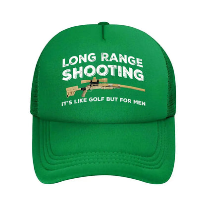 Long Range Shooting Mesh Baseball Cap