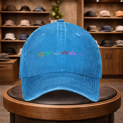 Colorful Crown Adjustable Lightweight Outdoor Baseball Cap