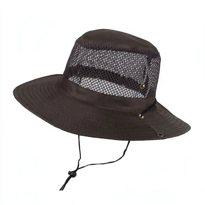 Foldable Mesh Wide Brim Fishing Bucket Hat