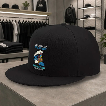 New Steam Train Pattern Unisex All Match Cap