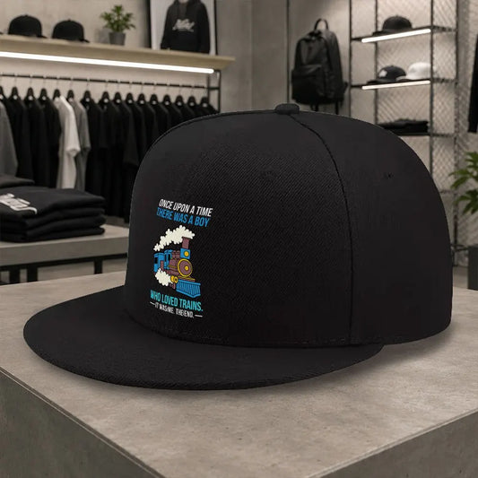 New Steam Train Pattern Unisex All Match Cap