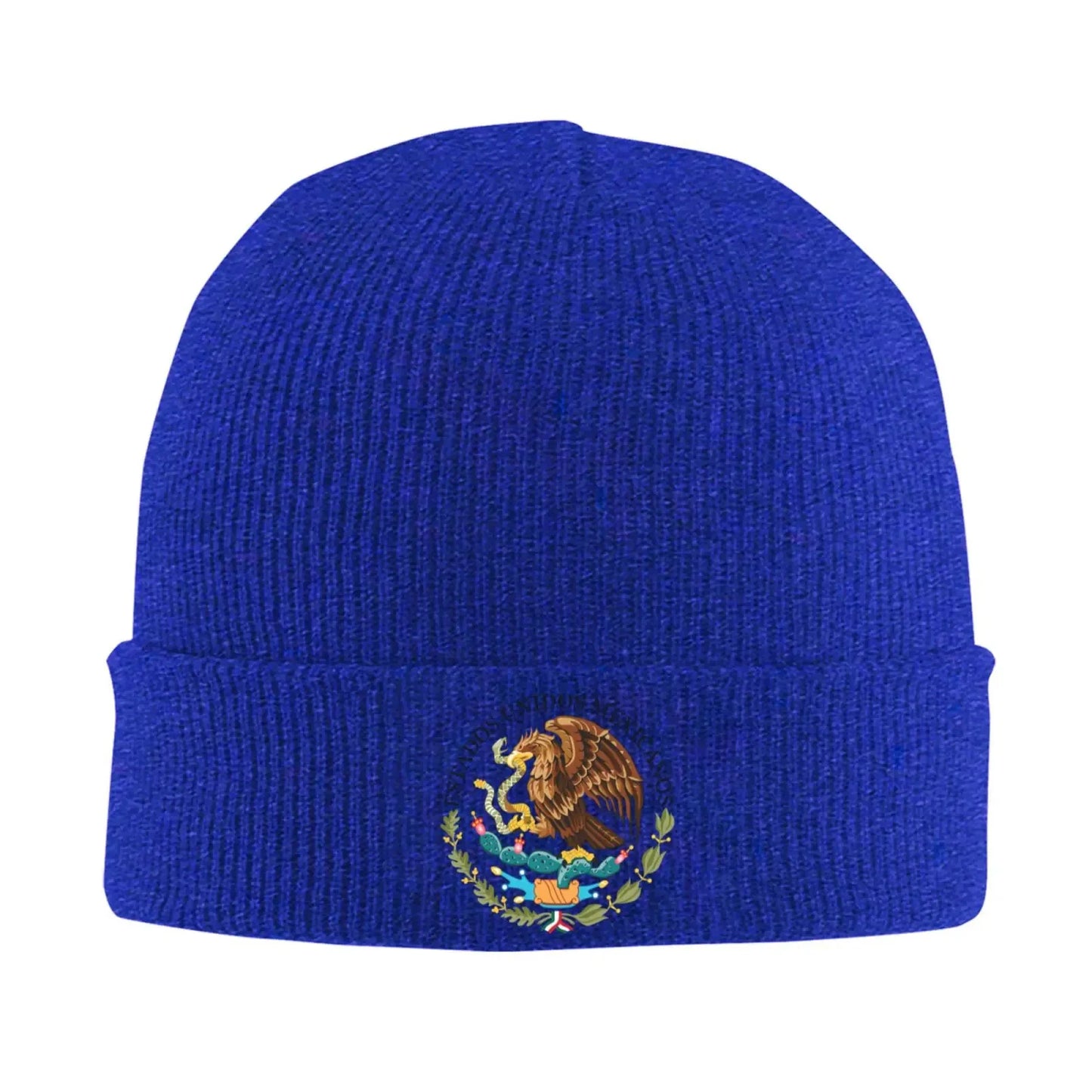 Mexican Flag With Eagle Beanie Hat