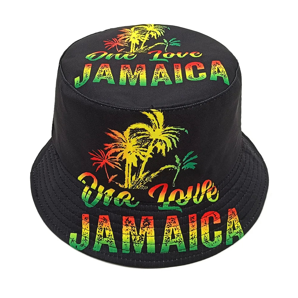 JANAICA One Love Print Bucket Hat Unisex
