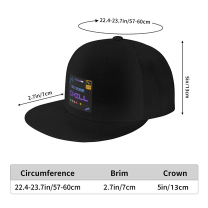 Be More Chill Retro Games Logo Snapback Cap