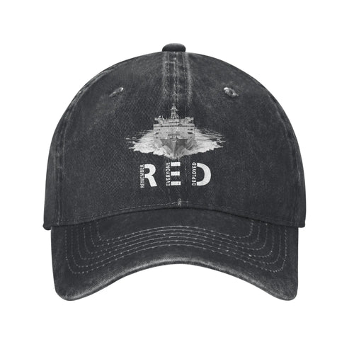 RED Friday Military Baseball Cap