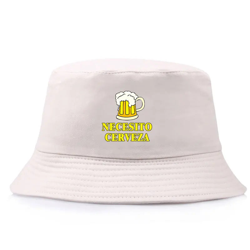 Necesito Cerveza Beer Mug Bucket Hat