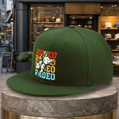 Rodeo Bull Riding Snapback Cap