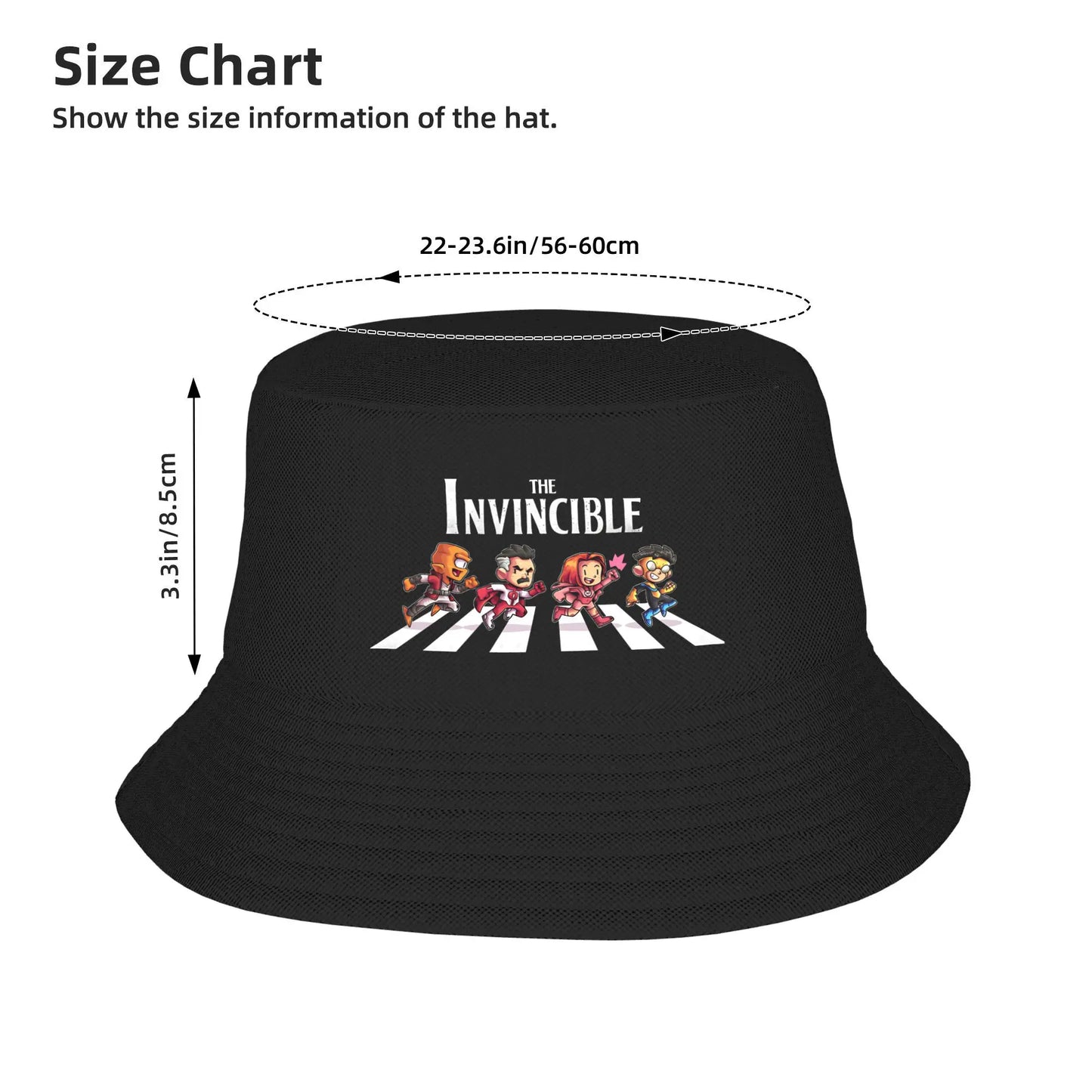 Invincible Kawaii Hero Bucket Hat