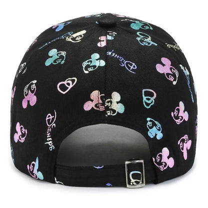 Hot Sale Women Cartoon Cap Mickey Mouse Baseball Cap Size 55-60cm