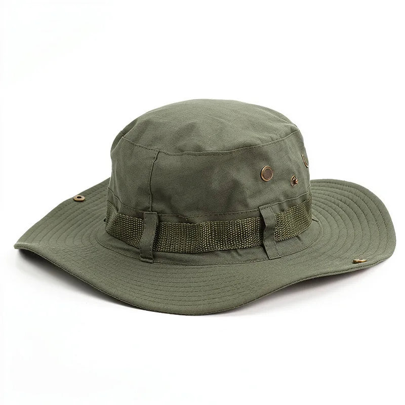 Reversible Foldable Wide Brim Fishing Bucket Hat