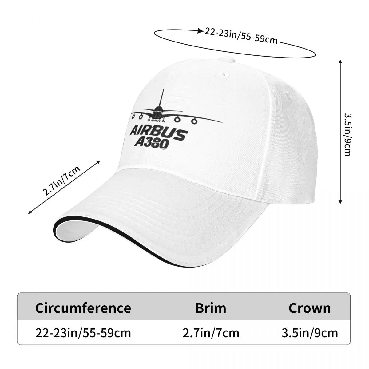 Airbus A380 Snapback Baseball Cap