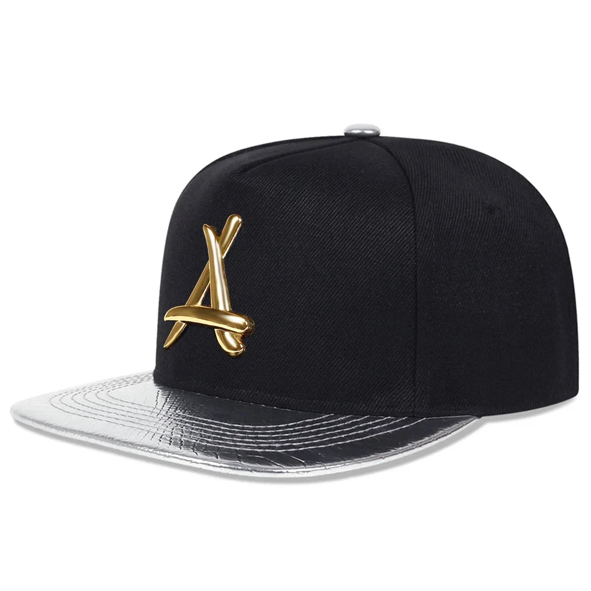 A Letter Label Adjustable Unisex Hip-Hop Snapback Cap