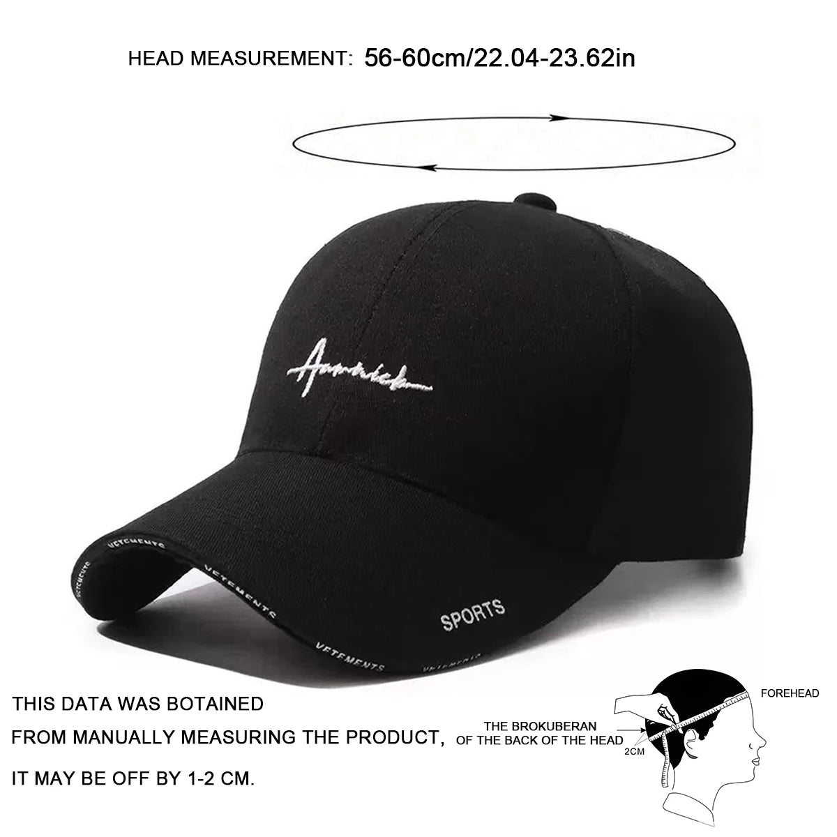 Unisex Embroidery Baseball Caps Spring Autumn Outdoor