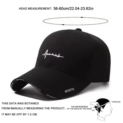 Unisex Embroidery Baseball Caps Spring Autumn Outdoor