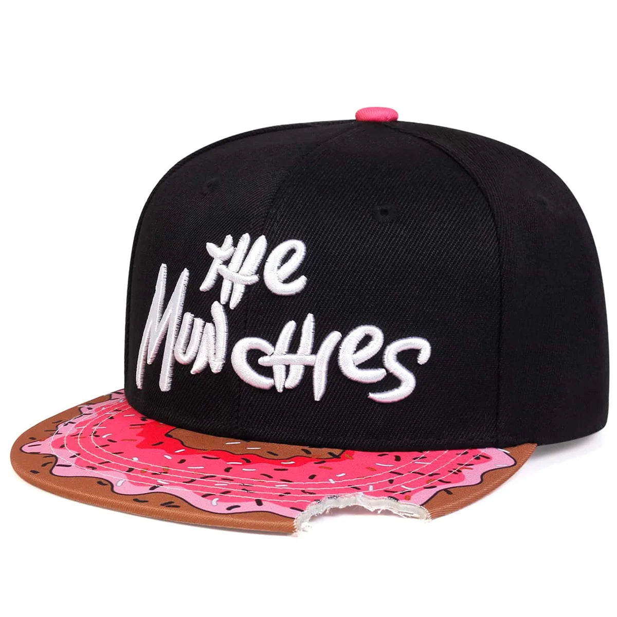 The Munchies Embroidered Hip-Hop Snapback Cap