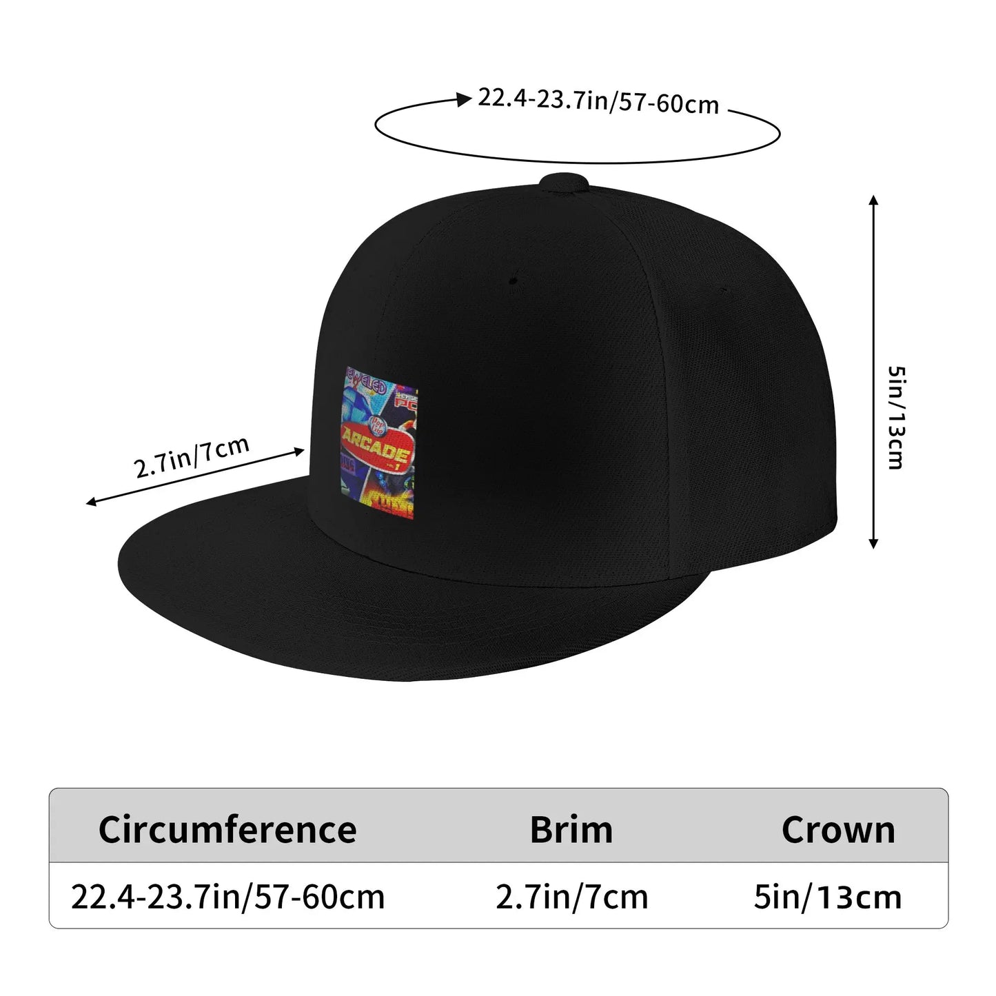 Arcade Games Retro Snapback Cap