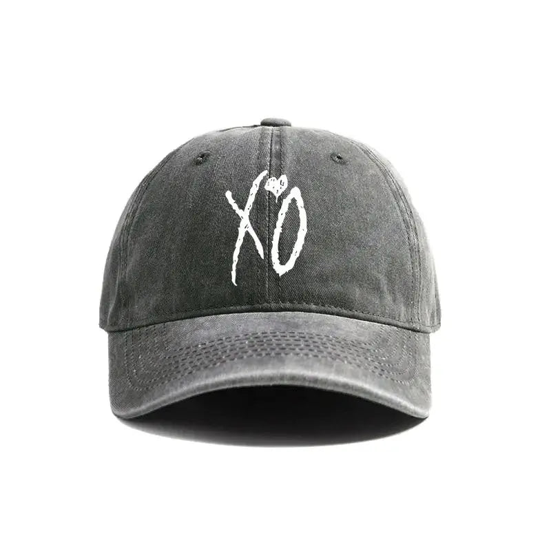 XO The Weekend Baseball Cap Distressed Hats Cap Men Retro Outdoor Summer Adjustable Dad Hat Fashion