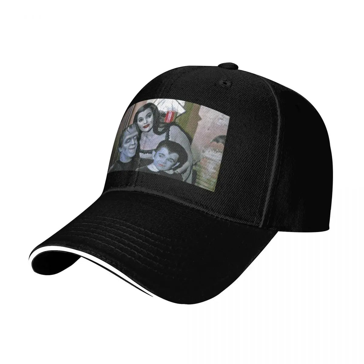 Herman Lily And Eddie Munster Graphic Baseball Cap