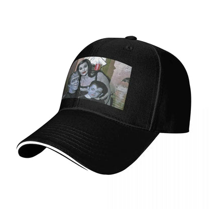 Herman Lily And Eddie Munster Graphic Baseball Cap