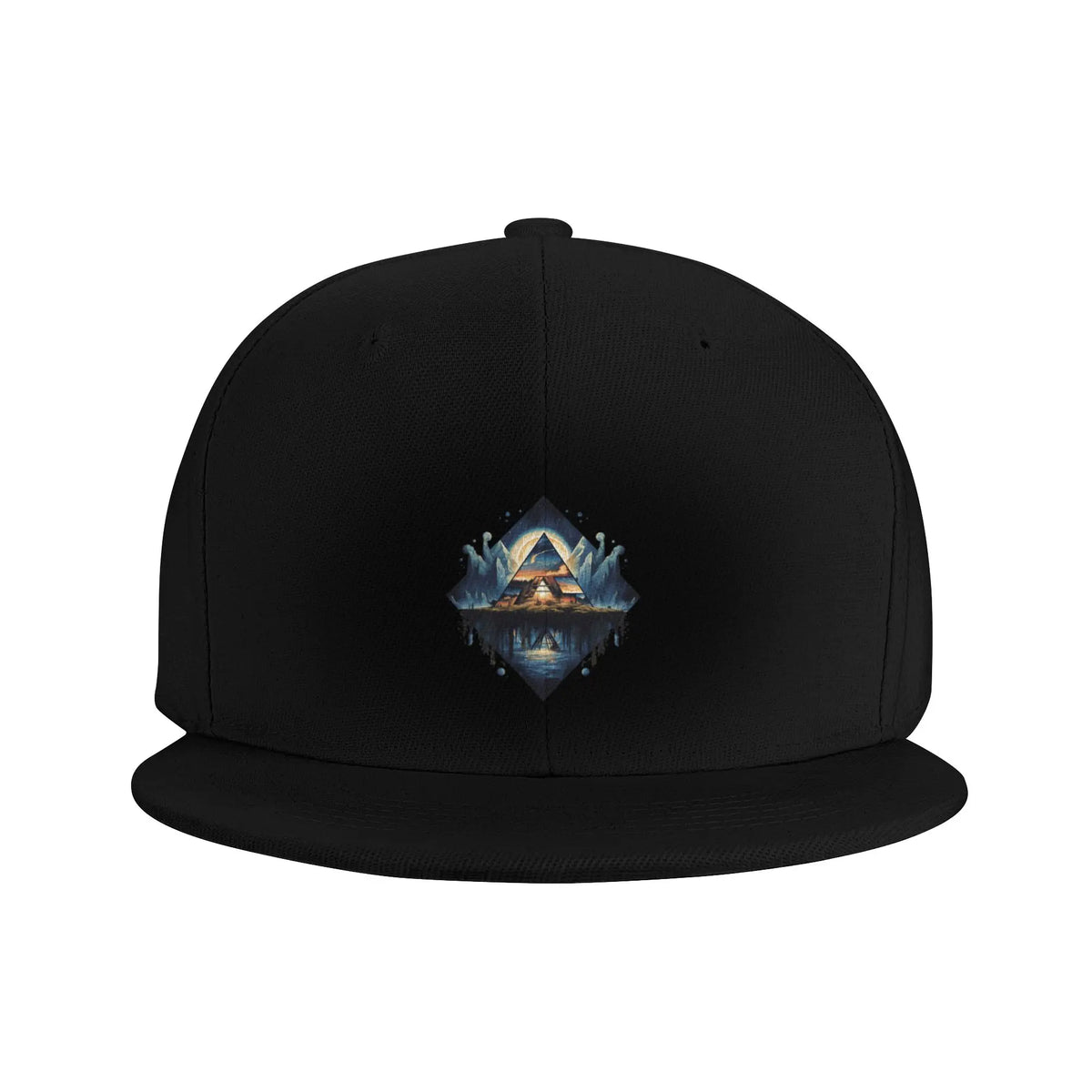 Future City Fantasy Urban Scenery Snapback Cap