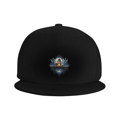 Future City Fantasy Urban Scenery Snapback Cap