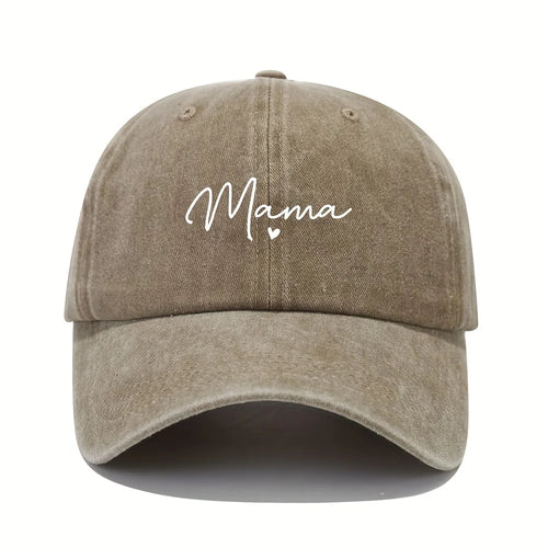 Mom Loves Patterned Printed Baseball Caps