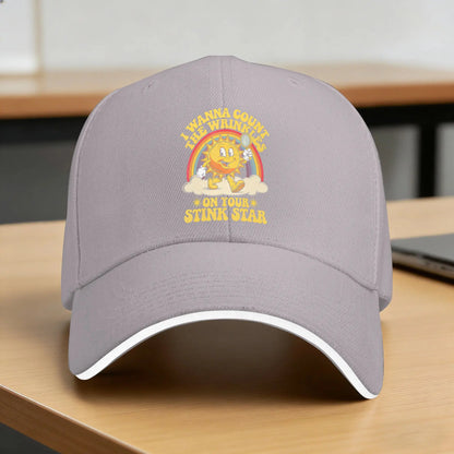 I Wanna Count The Wrinkles Funny Couple Baseball Cap