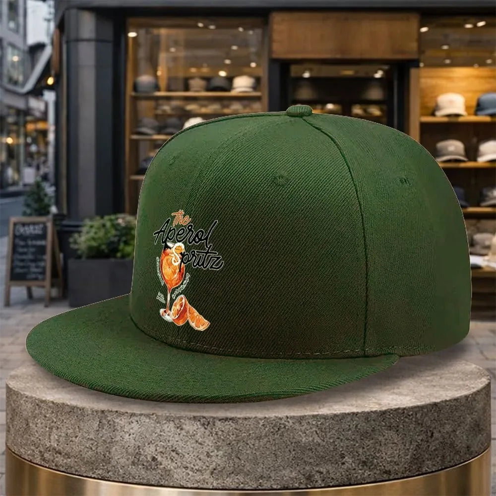 Aperol Spritz Cocktail Street Style Snapback Cap