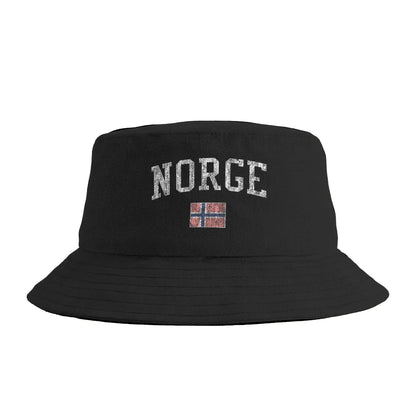 Norway Flag Scandinavia Gift Oslo Norway Bucket Hat