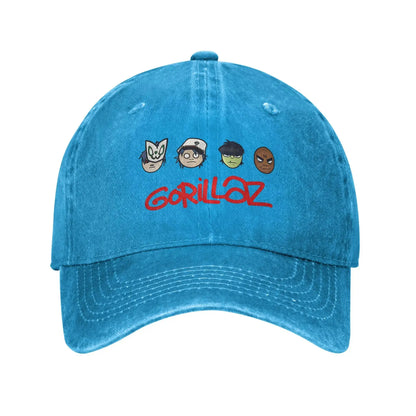 Gorillaz Band Sun Casual Skate Trucker Baseball Cap