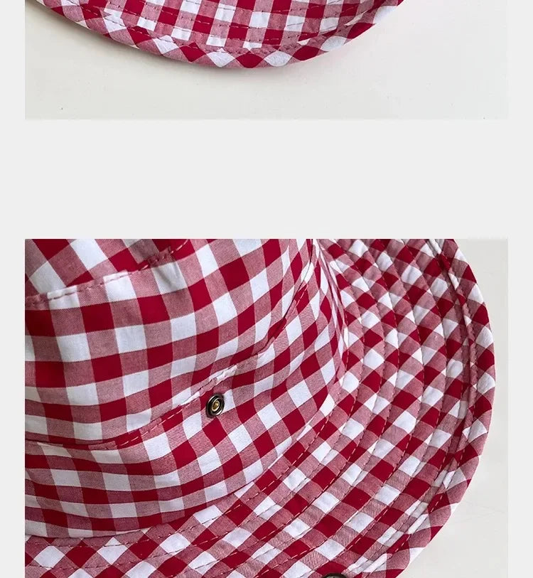 Black Dot Bucket Hats Women Versatile Sweet