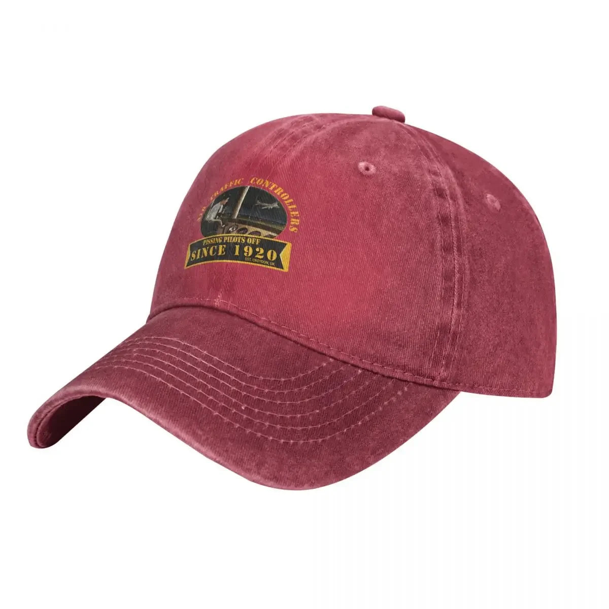 Vintage Aviation Cowboy Baseball Cap