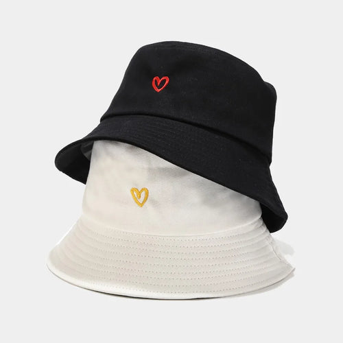 Couple Valentine Embroidered Ultra-Light Bucket Hat