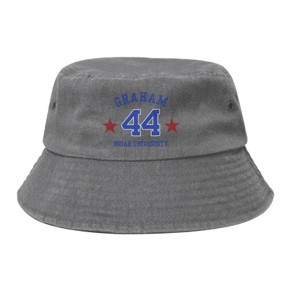 Unisex Distressed Washed Bucket Hat