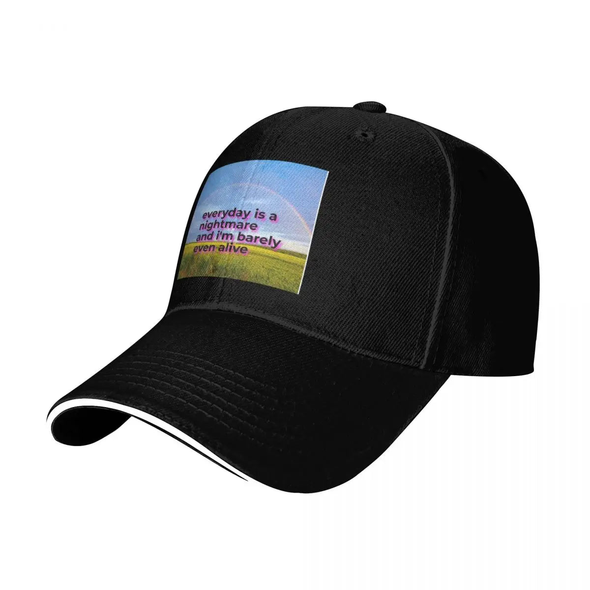 Inspirational Quote Low Profile Unstructured Baseball Cap