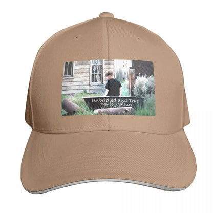Unbridled And True Text Six Panel Baseball Cap