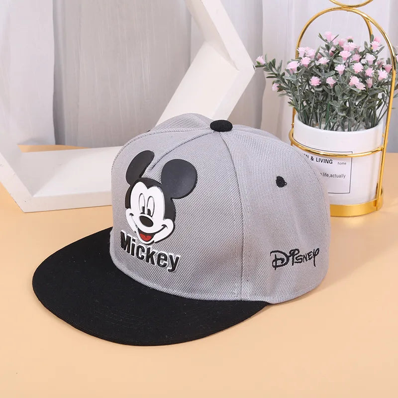 1pcs Cute Mickey Mouse Baby Hat For Children Boy Girl Baseball Cap Fashion Kids Snapback Hip Hop Hat Children's Hats Caps