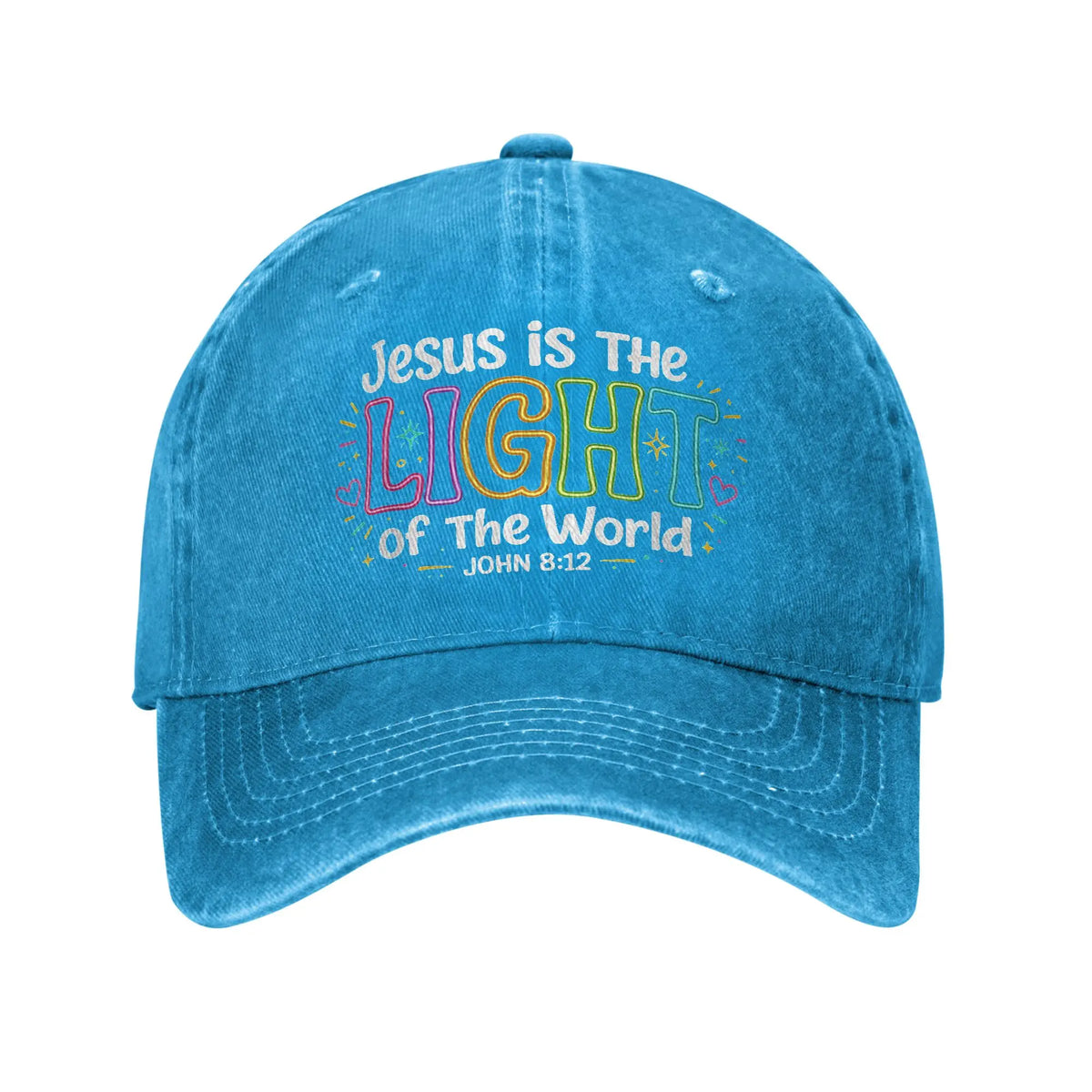 Jesus Is The Light Of The World Baseball Cap