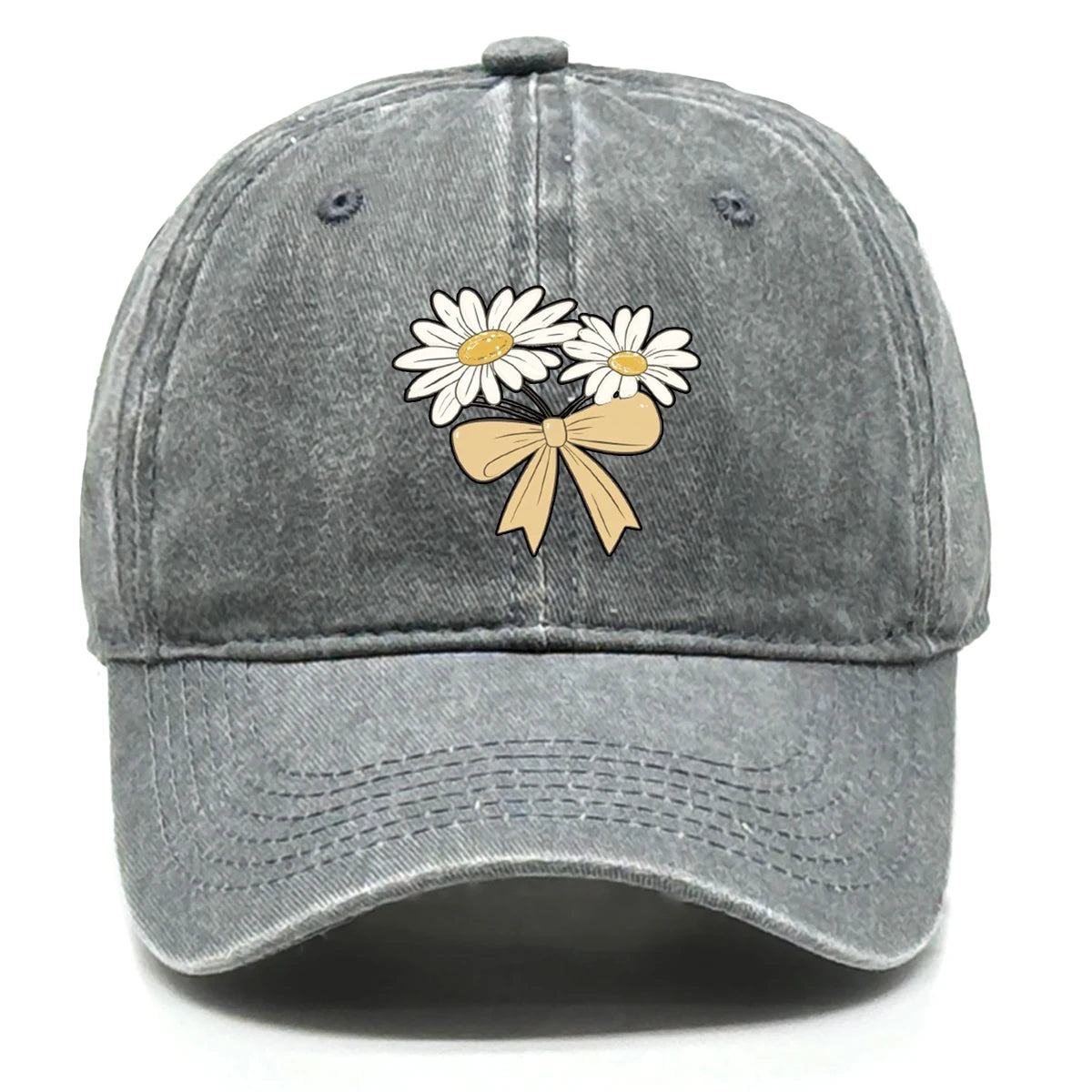 Adjustable Summer Cap For Women Men Flower Baseball Cap