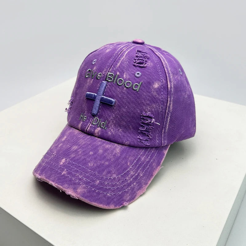 New Unisex Letter Embroidery American Vintage Baseball Hats