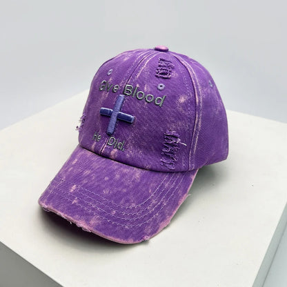 New Unisex Letter Embroidery American Vintage Baseball Hats
