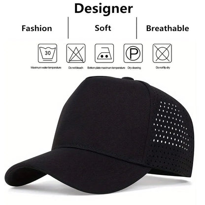 Unisex Solid Color Breathable Baseball Caps Spring And Summer